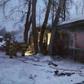 The fire broke out in the grounds of a private saw mill in the Prichulymsky settlement and the wooden shack was used to house workers despite its substandard conditions, authorities said