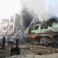 Several buildings were torched in clashes between supporters and opponents of a controversial new Indian citizenship law
