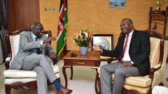 File image of DP Ruto with Rashid Echesa