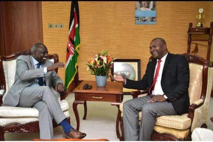 File image of DP Ruto with Rashid Echesa