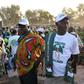 Supporters of Yahya Jammeh rallied last month as the former Gambian leader is accused of atrocities at truth and reconciliation hearings
