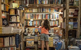 On a Greek Island, a Bookstore With Some Mythology of Its Own
