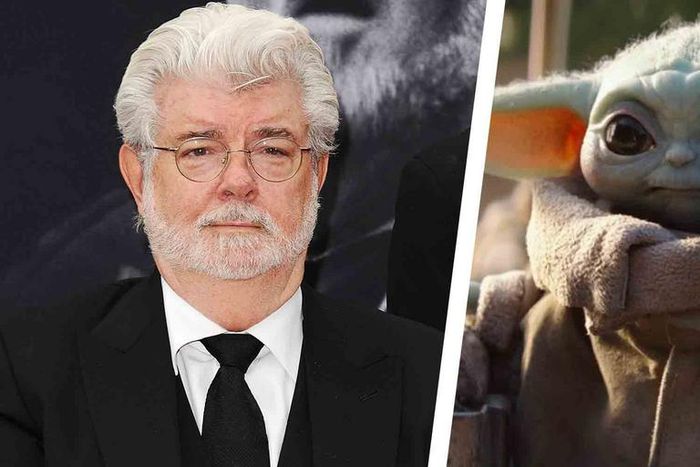 George Lucas Cradles Baby Yoda in Amazing Image
