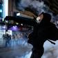 Christmas celebrations in Hong Kong were marred by sporadic clashes between the police and pro-democracy activists