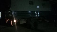 A police truck ferrying the bodies of the victims of the Friday night attack