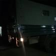 A police truck ferrying the bodies of the victims of the Friday night attack