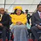 Prime Minister Thomas Thabane, left, and wife Maesaiah Thabane, pictured at Thabane's inauguration on June 16, 2017. Thabane's estranged wife, Lipolelo, was found gunned down two days earlier.