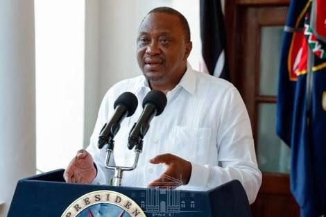 President Uhuru Kenyatta delivers good news to tea & milk farmers durin state of the nation address from State ouse Mombasa