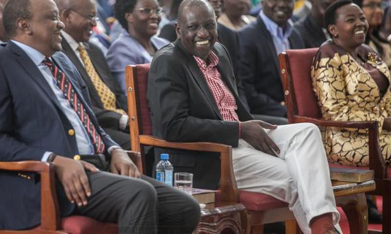 Uhuru, Ruto meet in public at Africa Inland Church (AIC) Milimani after tense BBI meetings, rekindling memories of bromance