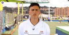 Luis Alejandro Castañeda Vargas. Chinasa from Nigeria and Luis Alejandro Castañeda from Colombia win the WorldRemit and Arsenal “Future Stars” coaching programme