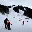 The resort of Contamines-Montjoie in the French Alps, where the British man travelled in late January