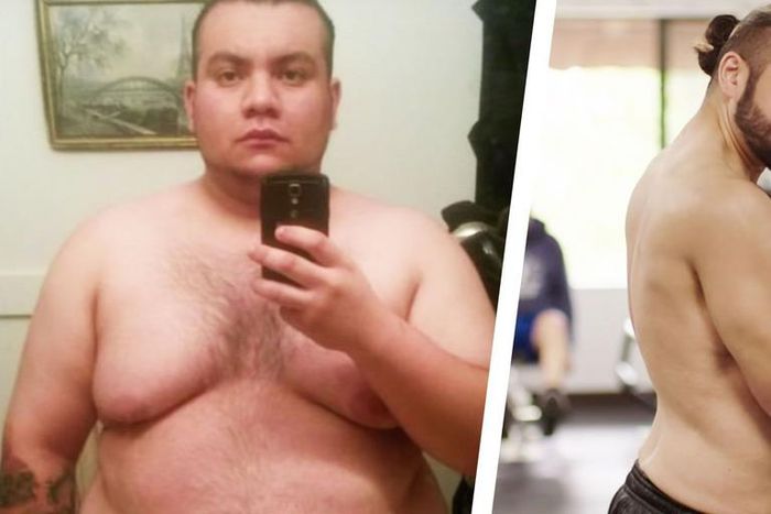 This Guy Literally Cut His Body Weight in Half