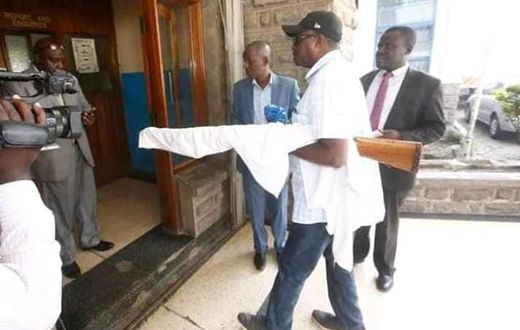 I’m naked – Kimani Ngunjiri says after returning gun at DCI offices