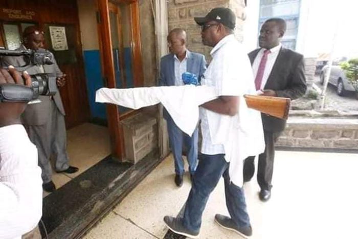 I’m naked – Kimani Ngunjiri says after returning gun at DCI offices