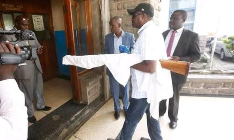 I’m naked – Kimani Ngunjiri says after returning gun at DCI offices