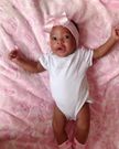 Dr Ofweneke reveals new born daughter’s face for the first time (Photos)