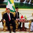Chinese Presdient Xi Jinping called the visit a 'historical moment' for relations between the two neighbours