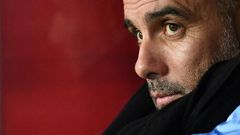 Under pressure? Manchester City Pep Guardiola believes there is a risk he could be sacked