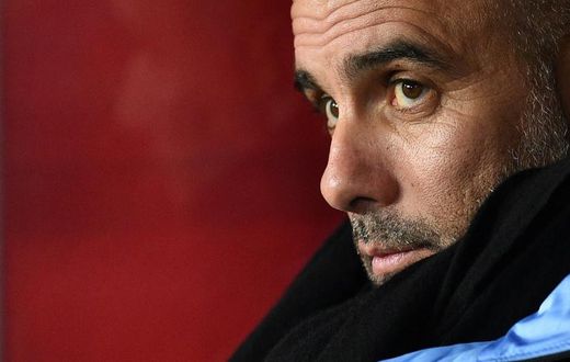 Under pressure? Manchester City Pep Guardiola believes there is a risk he could be sacked
