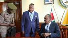 President Uhuru Kenyatta with governor Mike Sonko