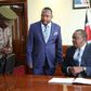 President Uhuru Kenyatta with governor Mike Sonko