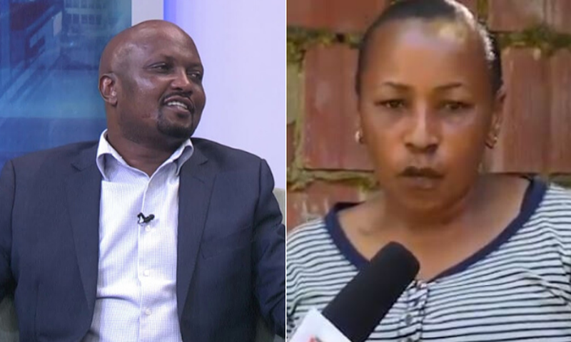 Joyce Wanja alias Wagichungumwa offers to buy underwear for Gatundu South MP Moses Kuria after he assaulted her on Inooro TV show