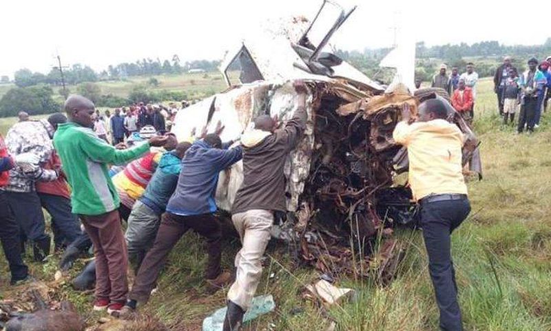 Fatal accident at Kipsombe bridge