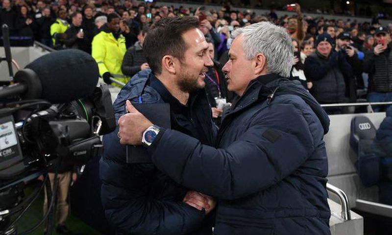 Jose Mourinho and Frank Lampard during a past match (Courtesy)