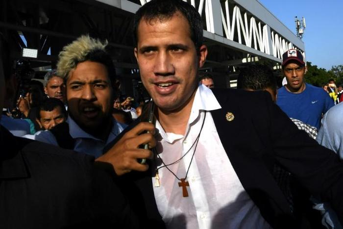 Venezuelan opposition leader and self-proclaimed acting president Juan Guaido returned to Caracas after a trip aboard to drum up support from foreign governments