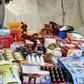 A drugs stall on a street in Lagos. Informal sales outlets are a major channel for counterfeit medicine