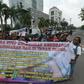 Activists in Jakarta protest against the 2014 shootings of four teenagers in Indonesia's insurgency-wracked Papua province