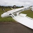 Light aircraft crash lands at the Nyaribo Airtstrip in Mweiga, Nyeri
