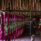 Workers spend months using a traditional method to craft the sticks -- some as tall as two metres (6.5 feet)