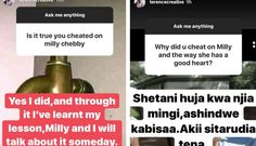 Yes I did- Terence Creative admits cheating on Wife Milly Chebby