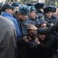 Kyrgyz police said they intervened when the protesters started moving towards the main seat of government