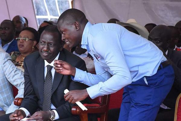 Ndindi Nyoro with DP Ruto
