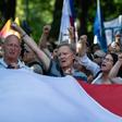 Protesters have taken to the streets over the judicial reforms
