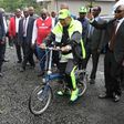 Kenyans react after Nairobi Governor Mike Sonko posted photos of 'high level bicycle riding'
