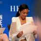 Actress Dakota Fanning (L) and Susan Kelechi Watson attend the 77th Annual Golden Globe Awards nominations announcement at the Beverly Hilton hotel in Beverly Hills on December 9, 2019