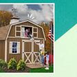 Build This Tiny Backyard Barn From Amazon