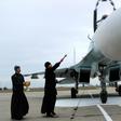 Blessing ships and aircraft such as this SU-27 SM fighter jet is believed to bestow divine protection