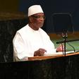 Malian President Ibrahim Boubacar for the first time said his government had been in contact with jihadist rebels (file picture)