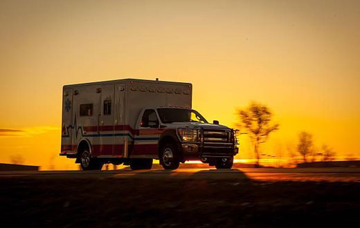 Mother dead after jumping off speeding ambulance