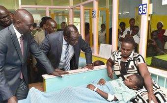 DP William Ruto visits pupils of Kakamega Primary in hospital