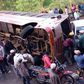 The scene where a Kensilver bus rammed into two salon cars, leaving at least 10 people injured along the Meru -Nairobi highway on January 3, 2020