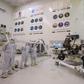 The Mars 2020 rover's driving equipment was given its first test inside a large, sterile room at the Jet Propulsion Laboratory in Pasadena, near Los Angeles
