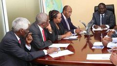 Raila Odinga meets Mt Kenya governors