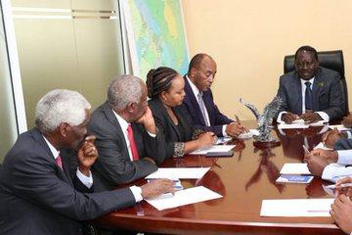 Raila Odinga meets Mt Kenya governors