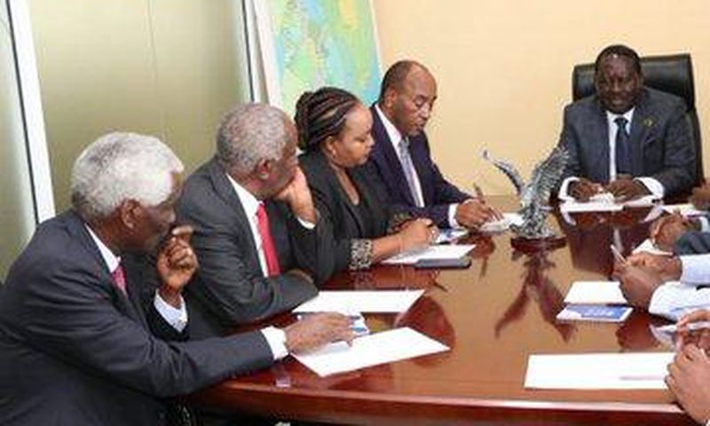 Raila Odinga meets Mt Kenya governors
