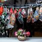 Colourful masks on sale at a shop in Hong Kong, where residents are having to be inventive because of a shortage of recommended supplies